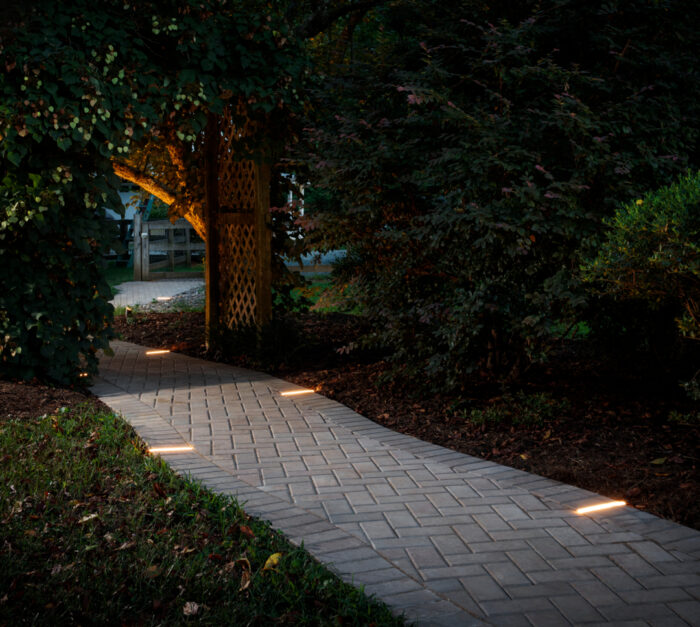 Low profile deals walkway lighting